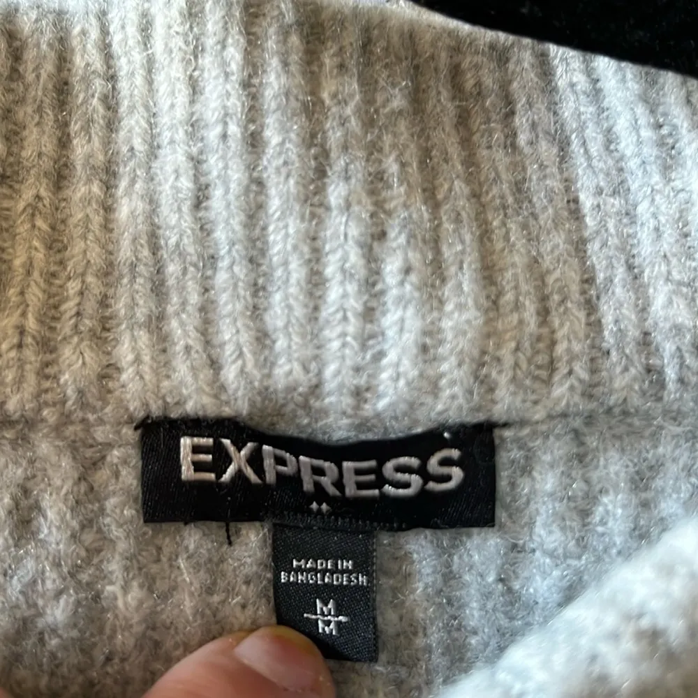 Express oversized ribbed wide neck sweater - Image 2