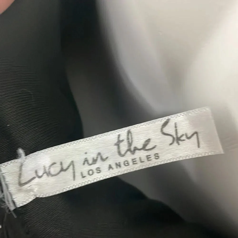 Lucy in the sky Black dress w/ silver sparkles - Image 10