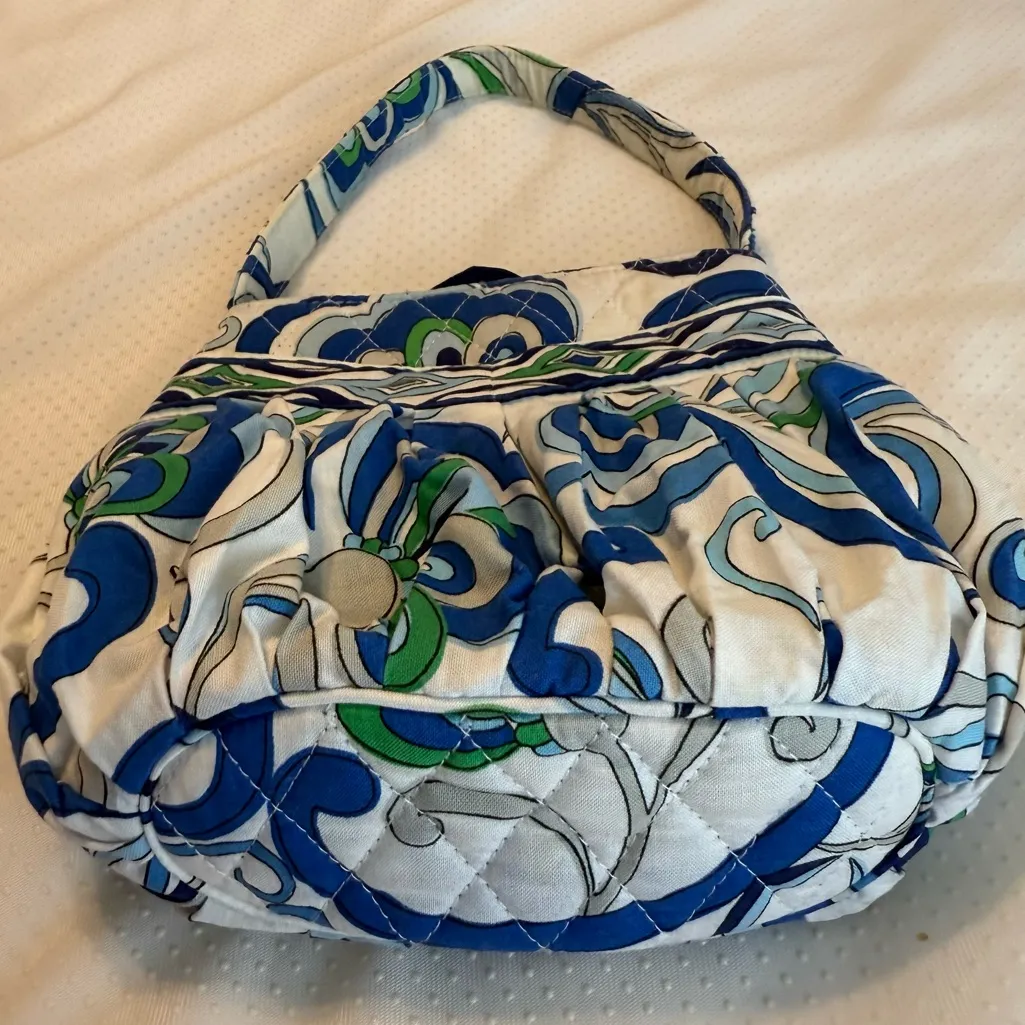 Vera Bradley Mediterranean Small Mini Bag Purse Single Strap Fabric - Image 6