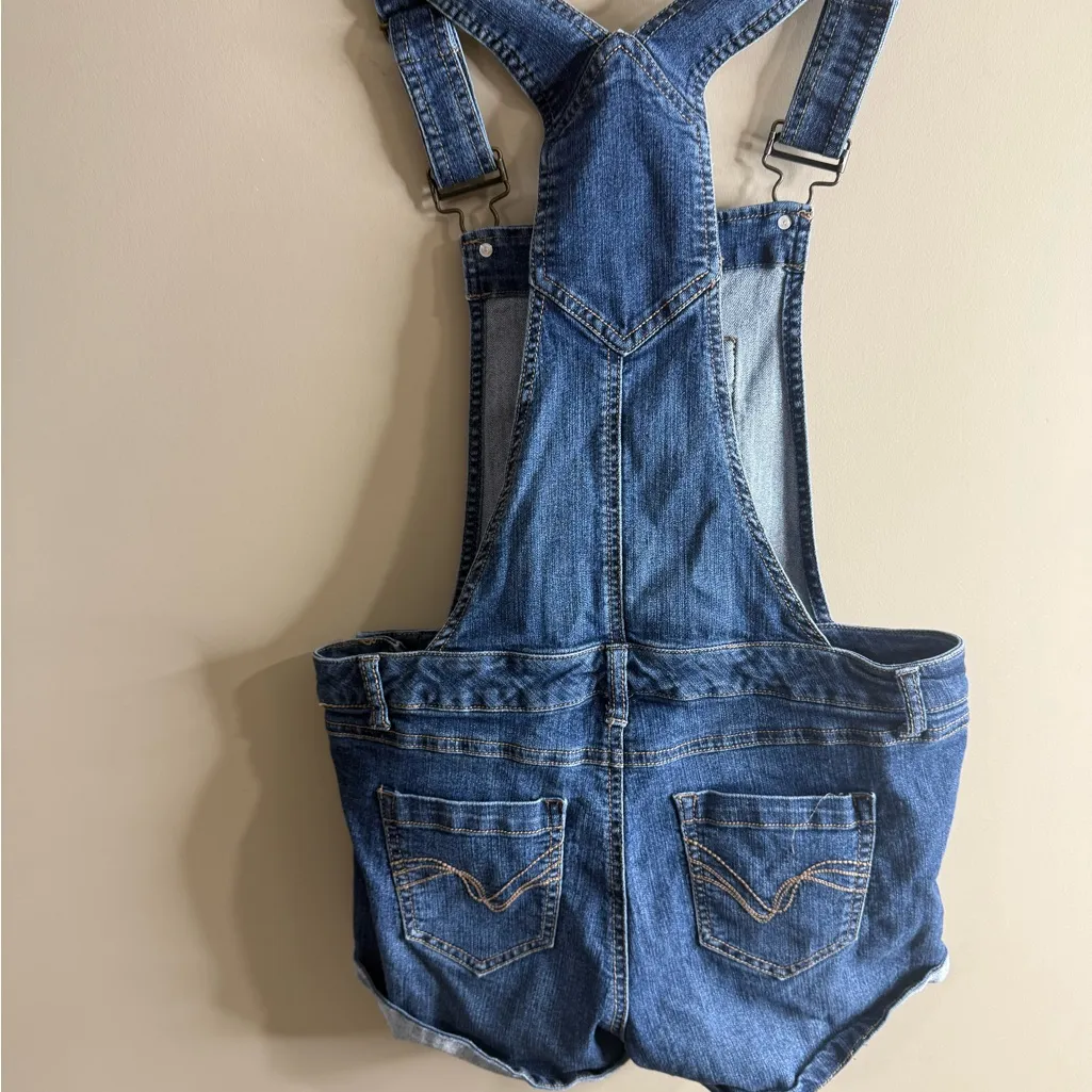Blue spice Denim Overall Shorts size 5 - Image 5