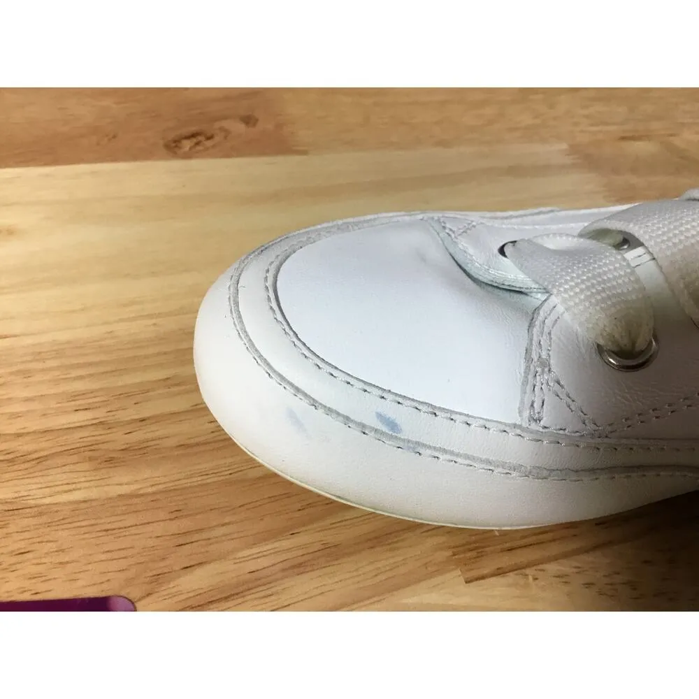 Candice Cooper Rock S Women's 5.5 White Leather Lace - Image 5