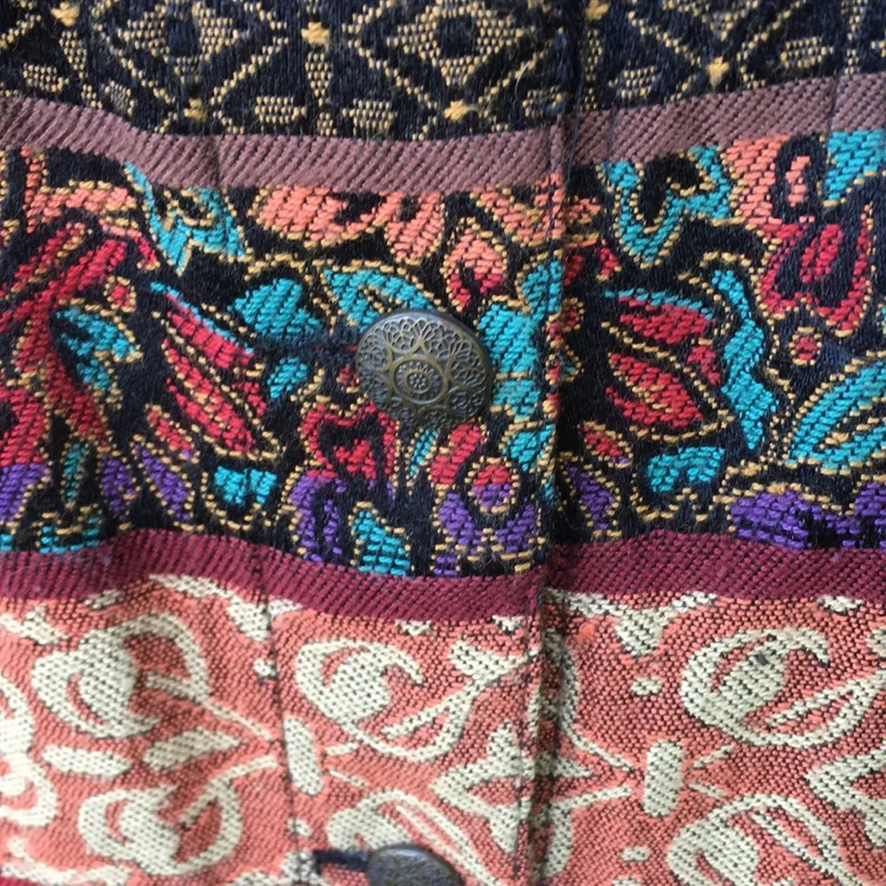 Vintage Drapers and Damon’s Tapestry Woven Boho Jacket size L - Image 3
