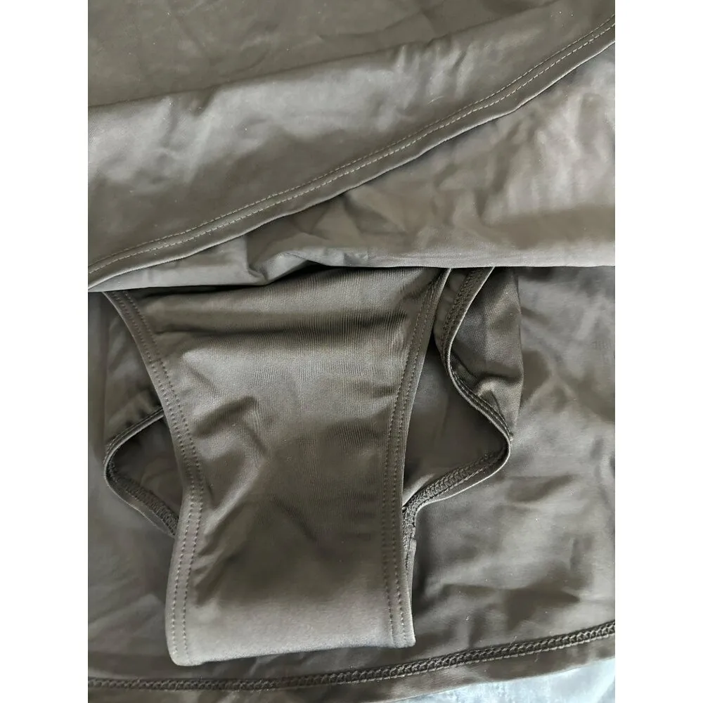 Swimsuits For All Womens Black Swimdress 24D/DD NWT Swimsuit 24D 24DD Plus 24 - Image 2