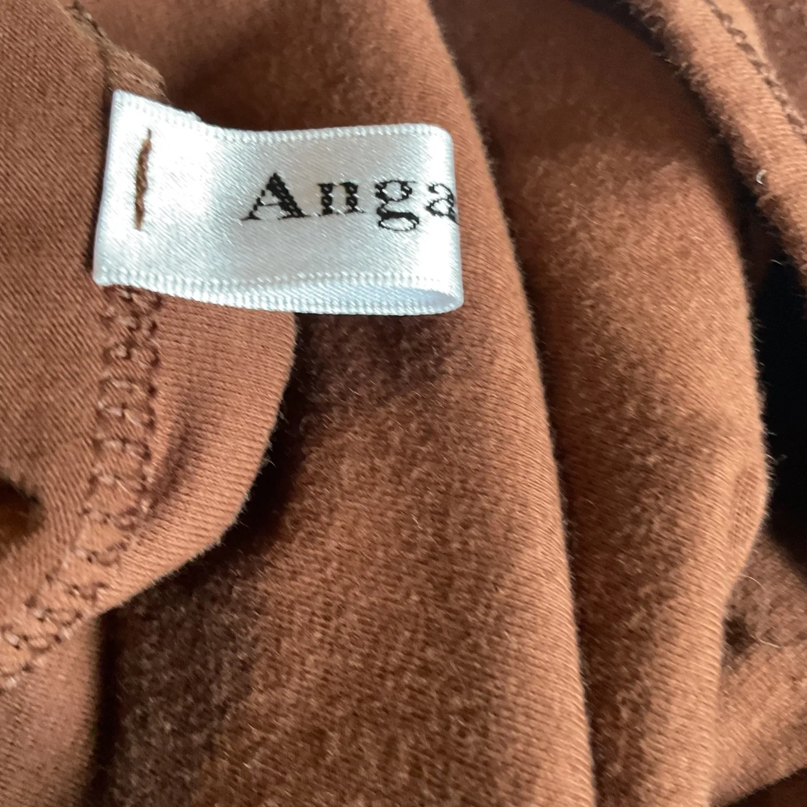 Anga Fashion Women's Short Sleeve Ankle Tapered Leg Jumpsuit Brown Size Small‎ - Image 7