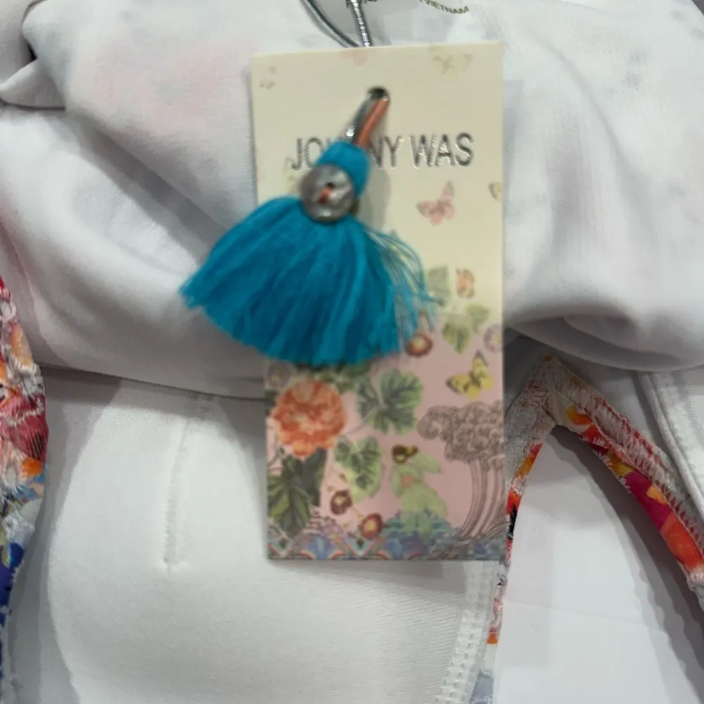 Johnny Was SUMMER DAYS EYELET CROSSBACK ONE PIECE Size S NWT - Image 7