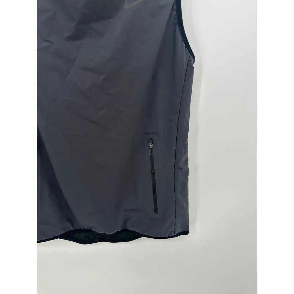 Nike Aerolayer Vest Women Sz S Black Funnel Neck Training Vest Nylon Windbreaker - Image 3