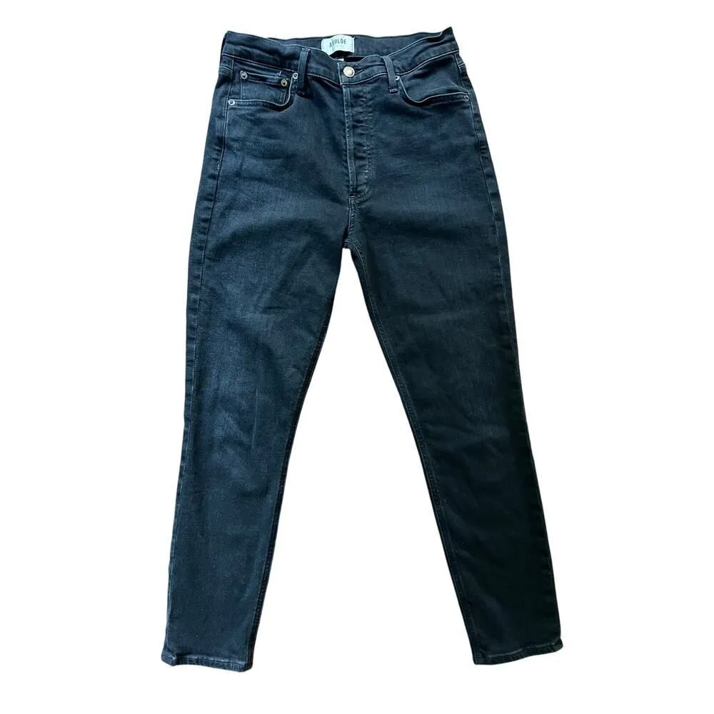 AGOLDE NICO BLACK JEANS cut 68360 nico black style A093-1148 size 28 - Image 6