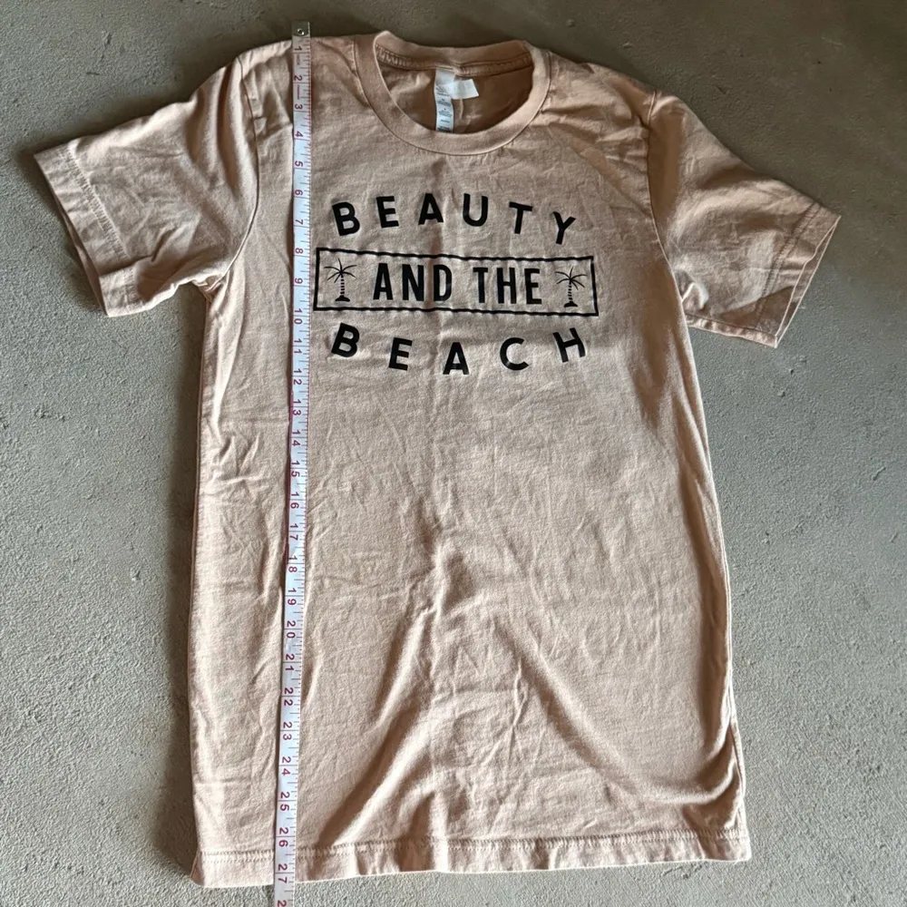 Bella Canvas Beige Cotton Tee - Image 8