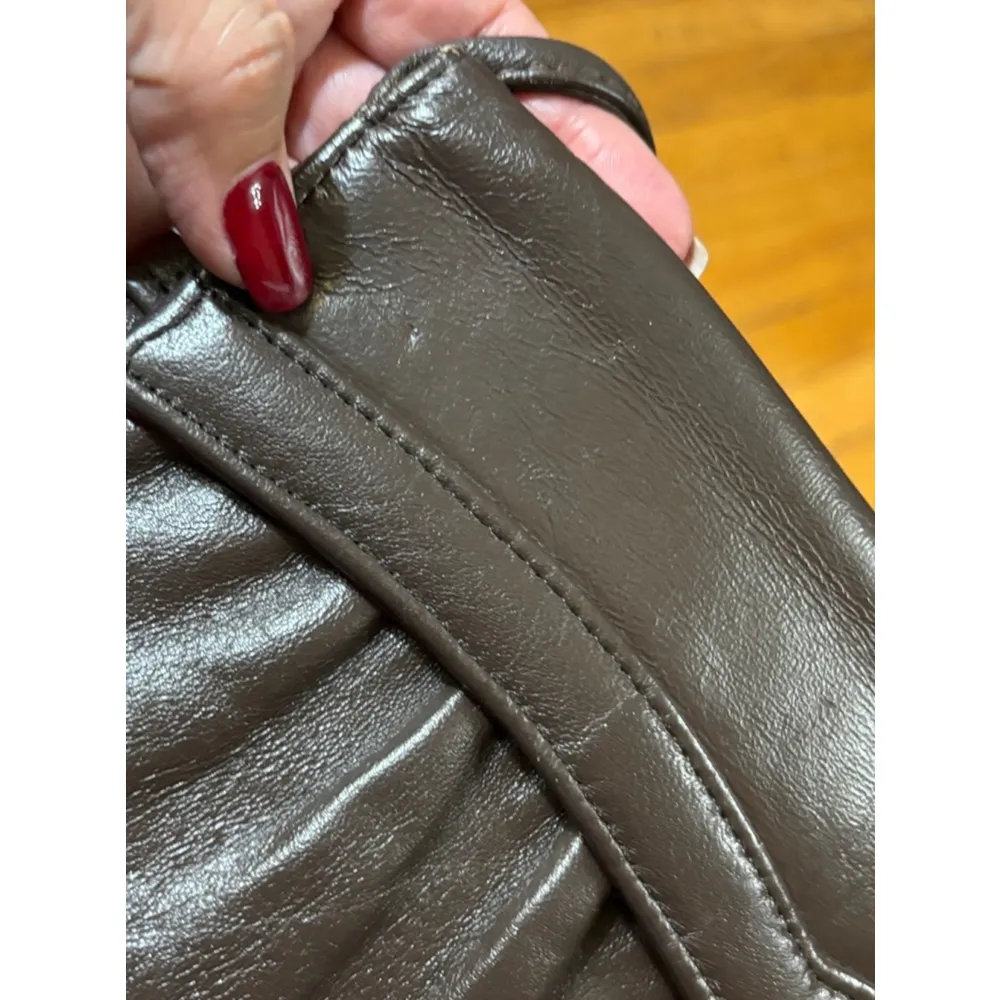 Vintage Unbranded Brown Clutch Purse - Image 4