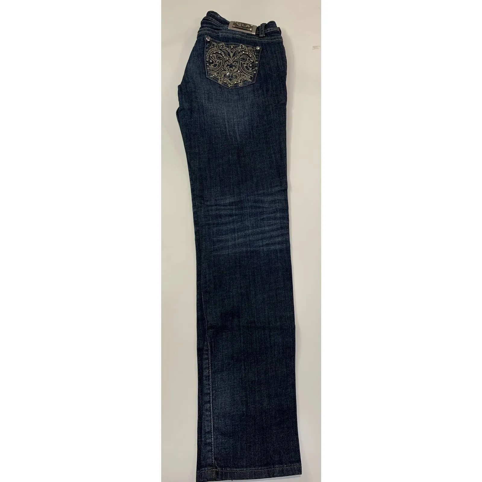 Womens Grace in LA Embellished Denim‎ Jeans Size 11   (M19) - Image 11