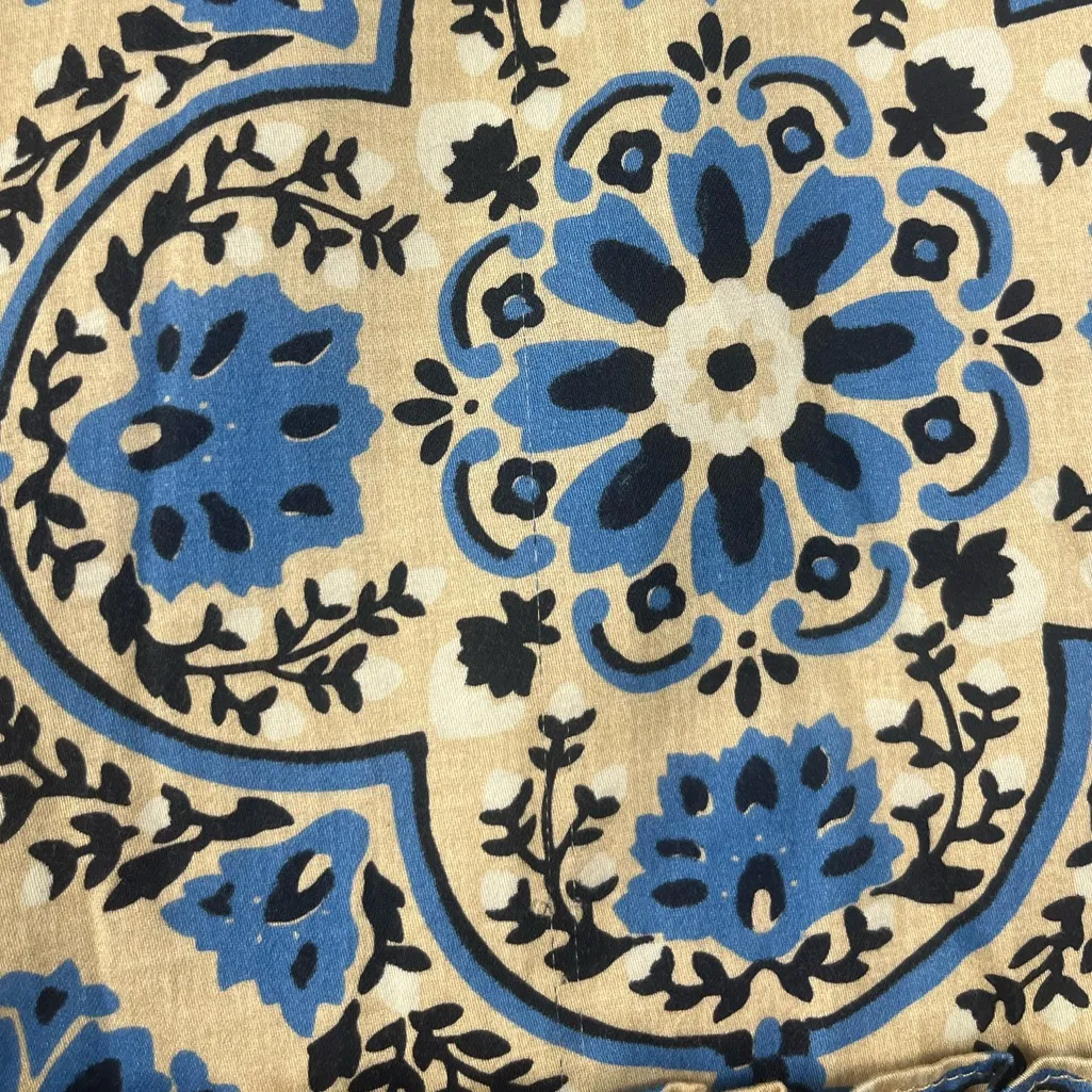 Tuckernuck Golden Medallion Crawford Dress blue and khaki size Small - Image 5