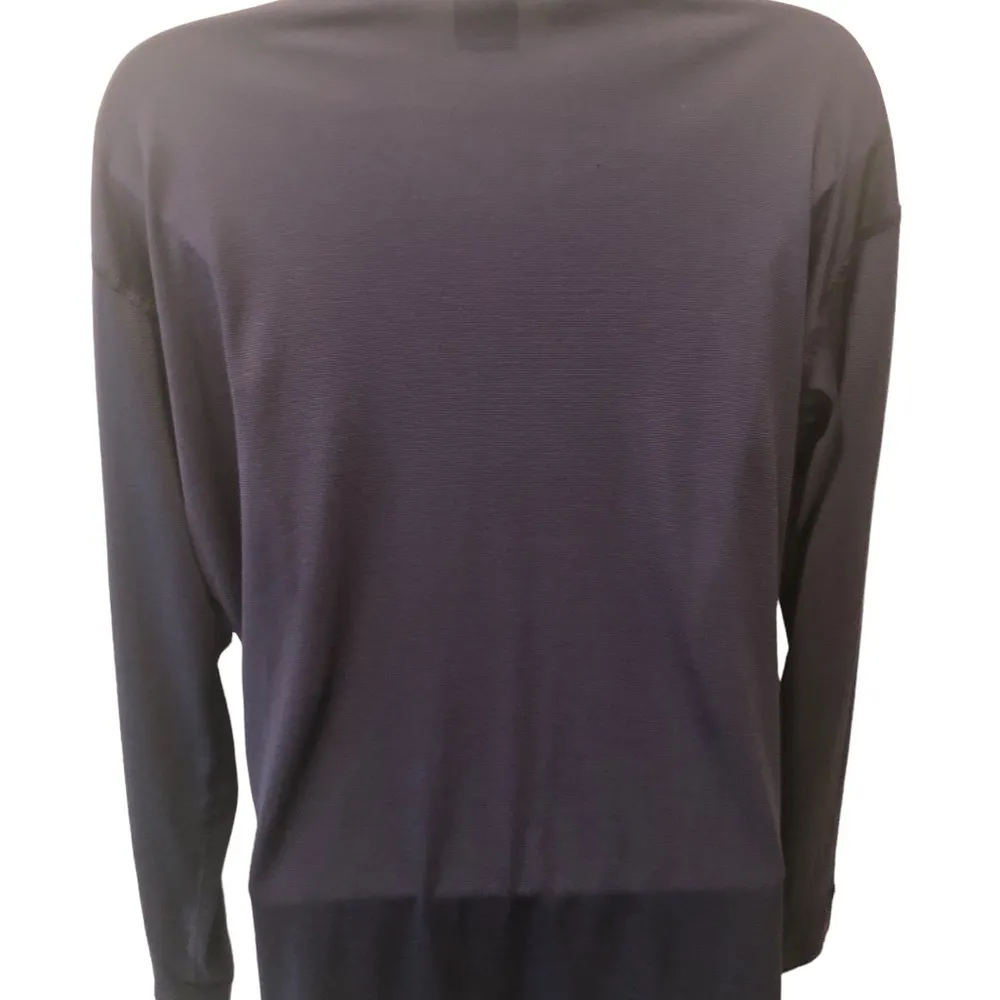 Patagonia Capilene Base Layering 1/4 Zip Lightweight Top L Navy Biking Skiing - Image 4