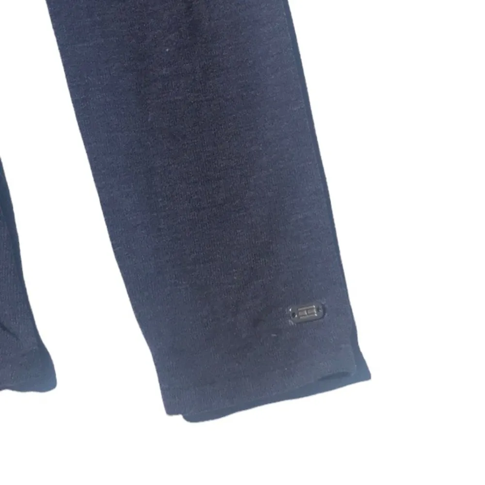 Tommy Hilfiger Sport Blue Oversized Medium Weight Sweatshirt Stretchy Top Size L - Image 4