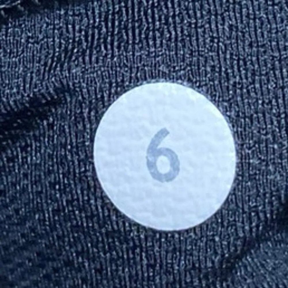 Lululemon Run For Your Life Black Skinny Fitness Running Crop Leggings Pants 6 - Image 5