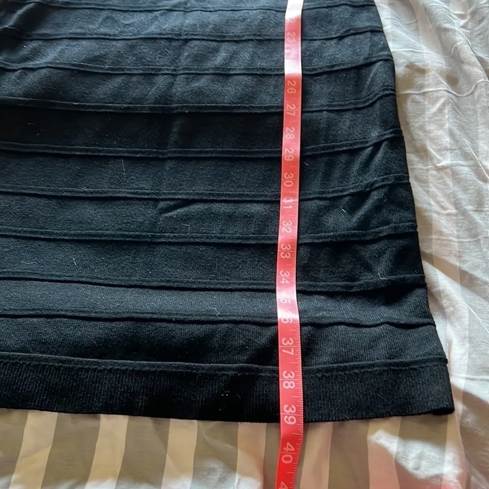 Metaphor black sweater bodycon dress size Large - Image 7