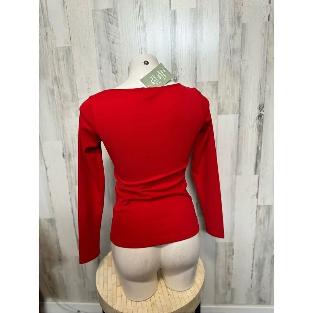 H&M Red blouse - Image 4