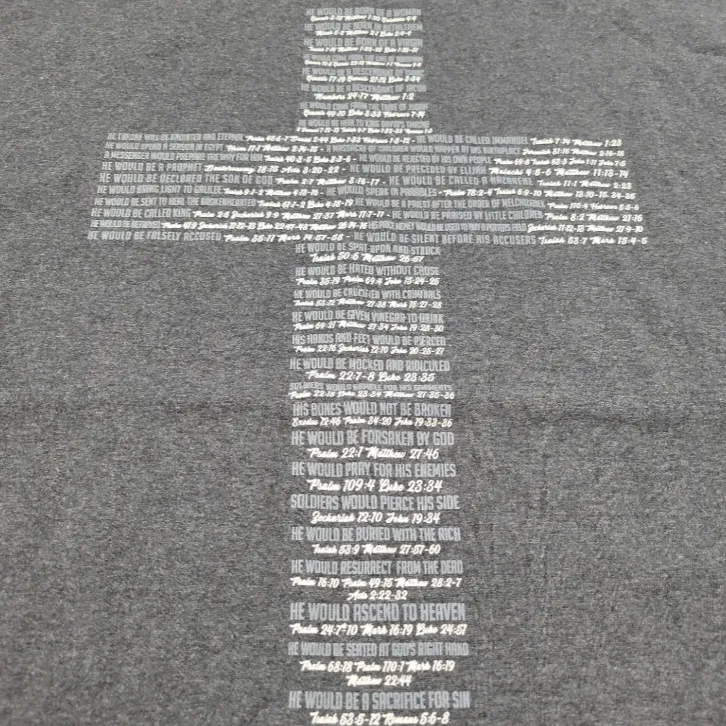 Shirt Size 3XL Jesus Tee Holy Cross Bible Verses Graphic Print T-Shirt Unisex T-Shirt - Image 4