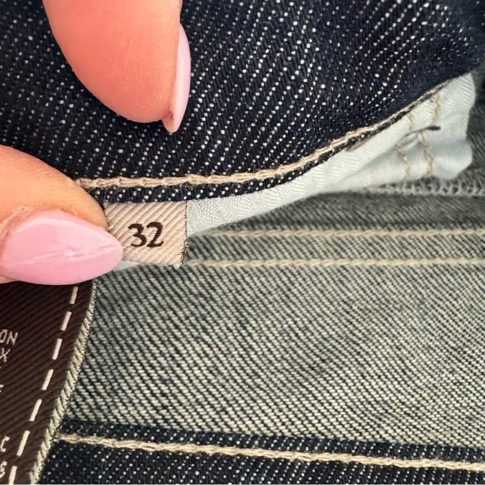 7 For All Mankind Original Bootcut Jeans NWT size 32 Dark Wash Denim 35” Inseam - Image 7