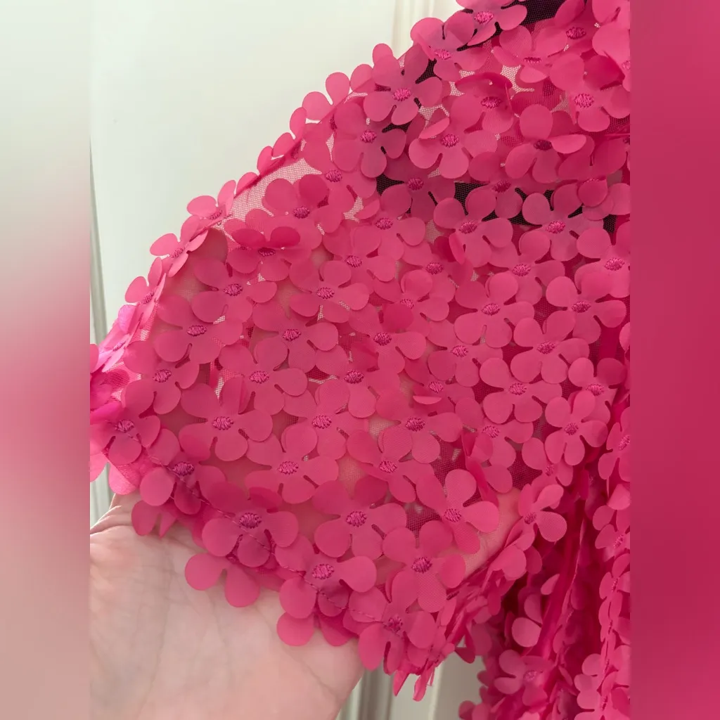 Anthropologie The Somerset Mini Dress: Floral Appliqué Edition NWT Size Small - Image 4