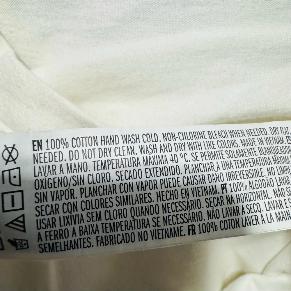 Forever 21 Plus Women White Boxy Tie Front Long Sleeve Sporty Sweatshirt Size 0X - Image 10