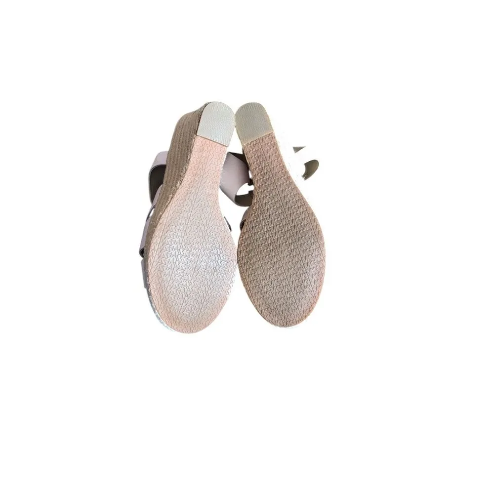 Micheal Micheal Kors Light Pink and Tan Wedge Heels - Image 7