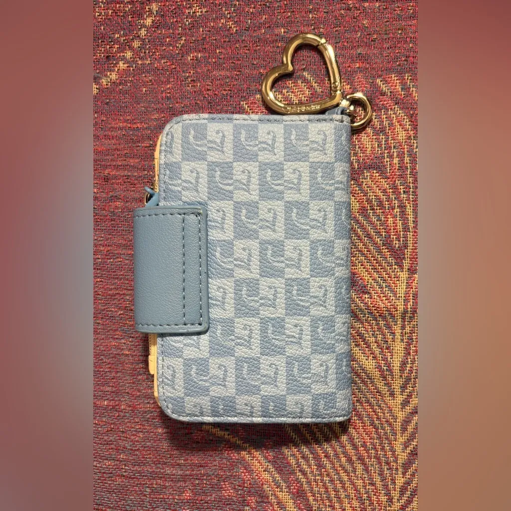 Juicy Couture Light Blue and Cream Wallet - Image 2