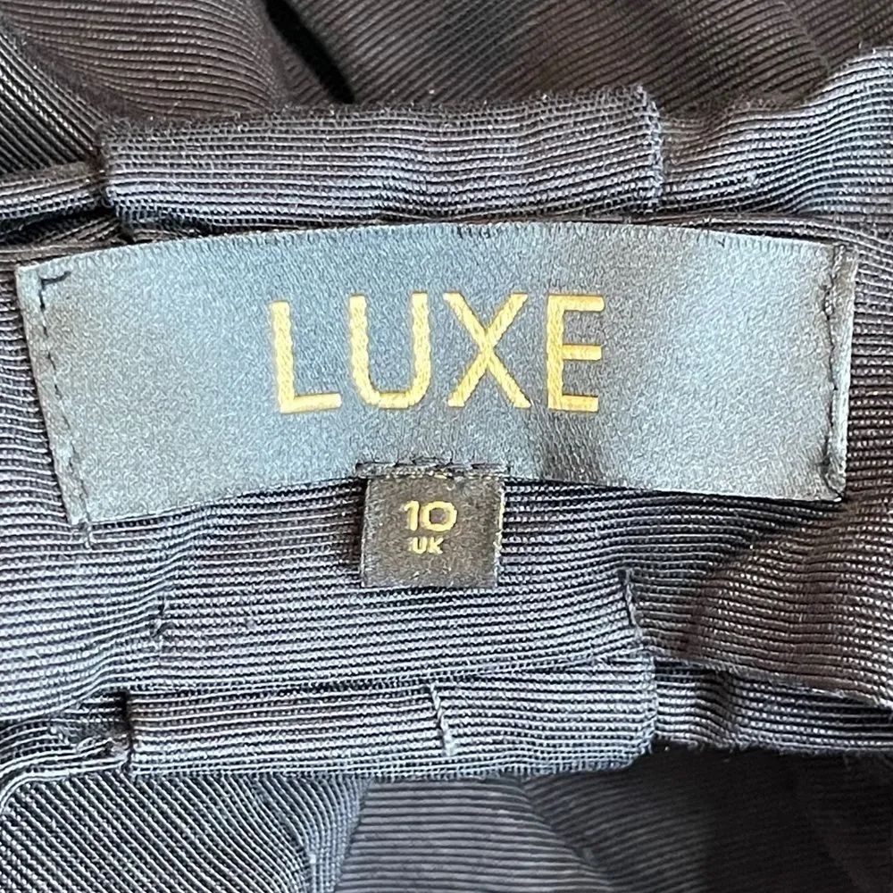 Luxe Dress With‎ Bow Black - Image 9