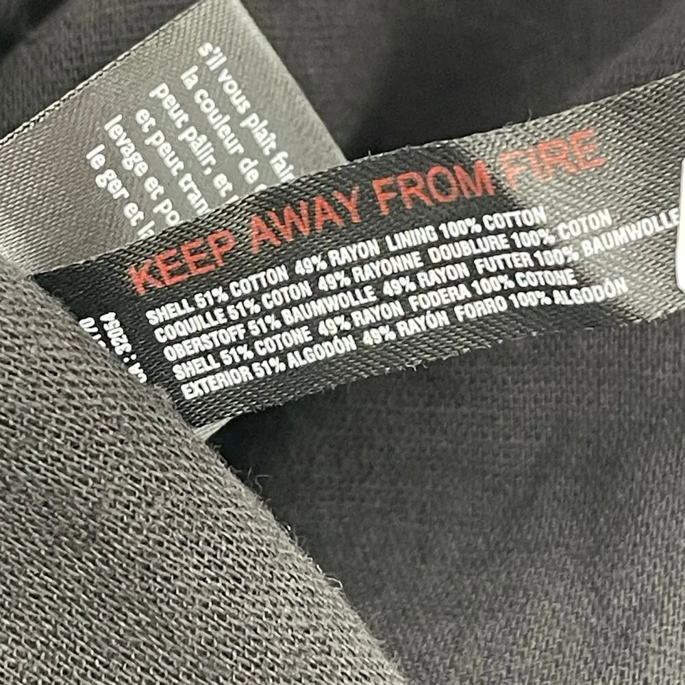 FREE PEOPLE Top Black Cotton Blend Tie Sides Cropped Crop Boxy Casual Light - Image 13