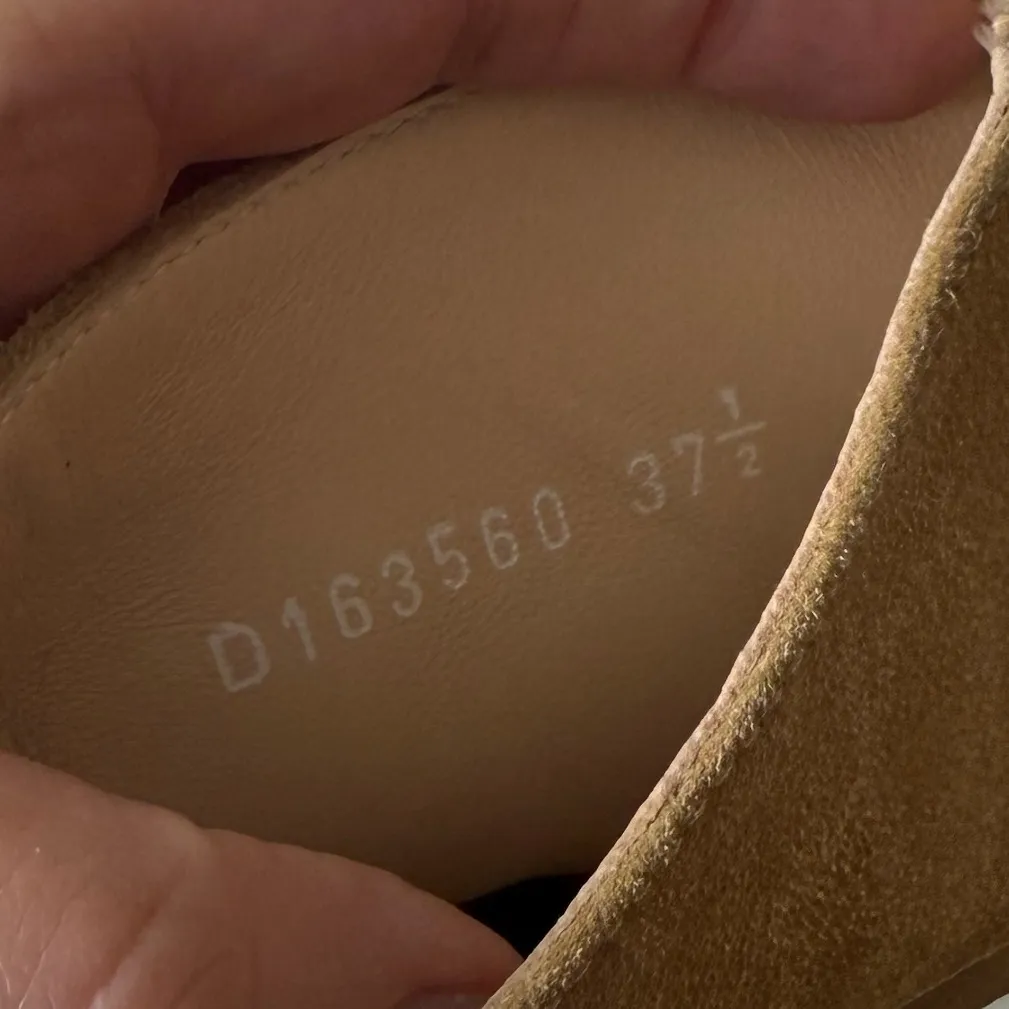 AGL Nora Camel Suede Pointed Toe Ankle Bootie 7.5 Tan - Image 10