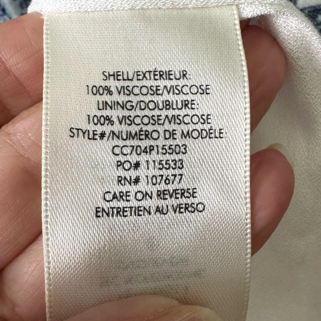 Alice + Olivia Jolene Cold Shoulder Dress Palace Paisley Print Size 10 - Image 10