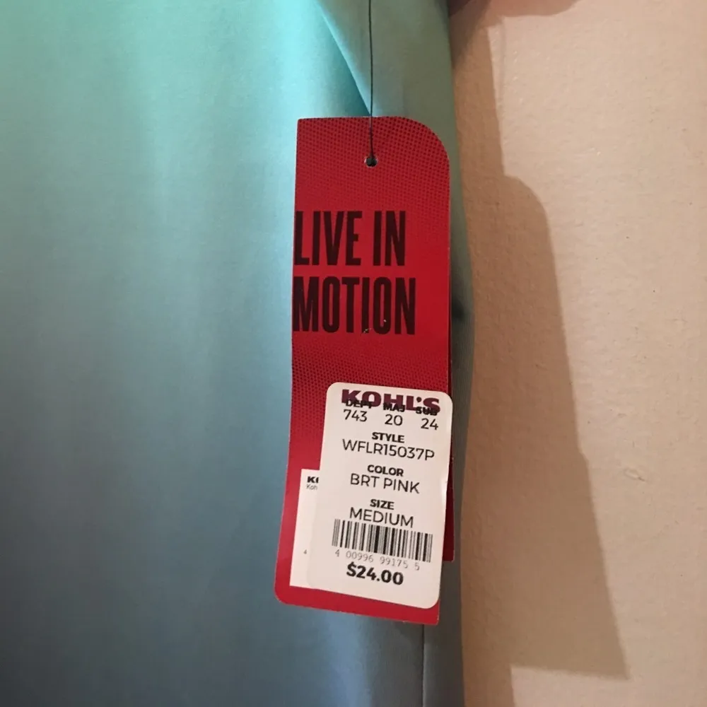 Fila | pink/green gradient speedwick workout shirt - Image 4