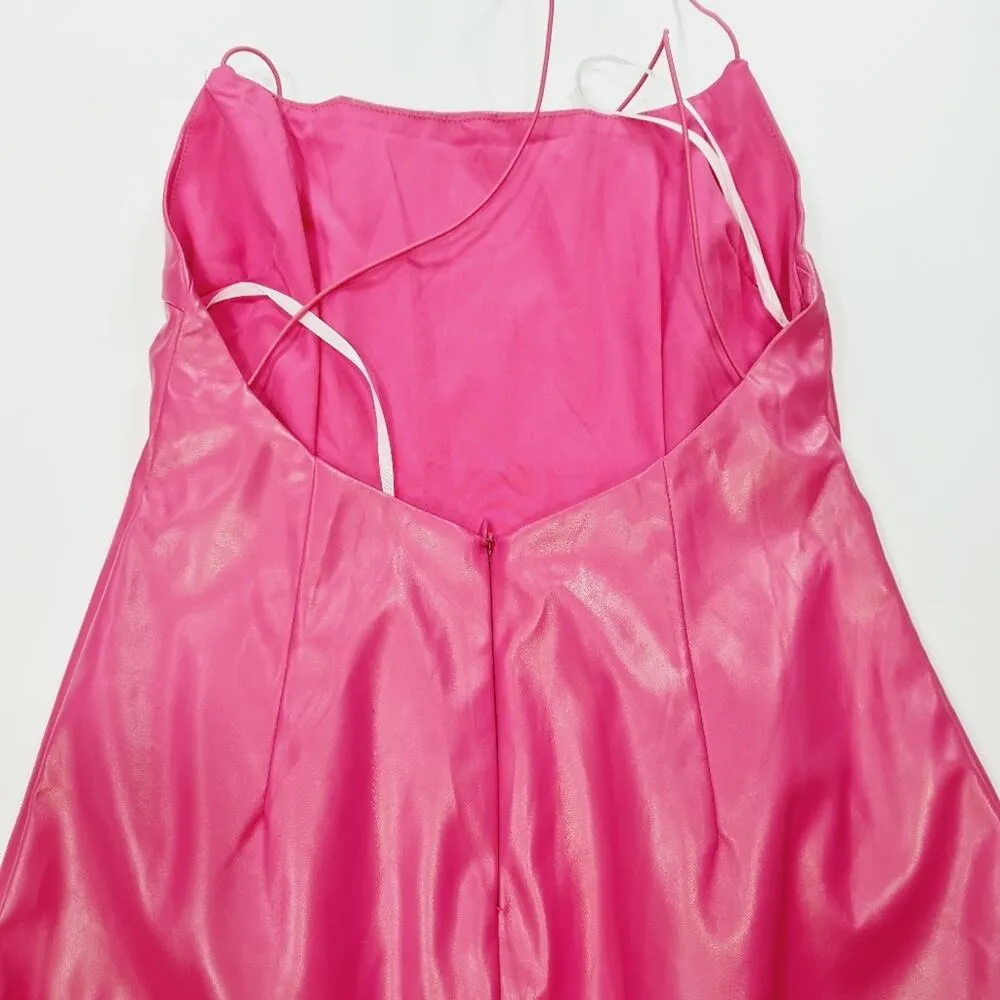 Superdown Bijou Midi Dress in Pink Small - Image 8