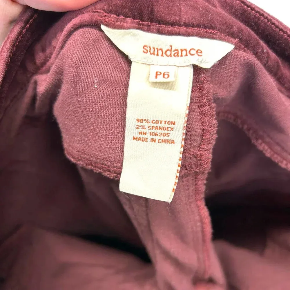 Sundance Day & Night Velveteen Jeans Pants Purple Size P6‎ Petites - Image 6