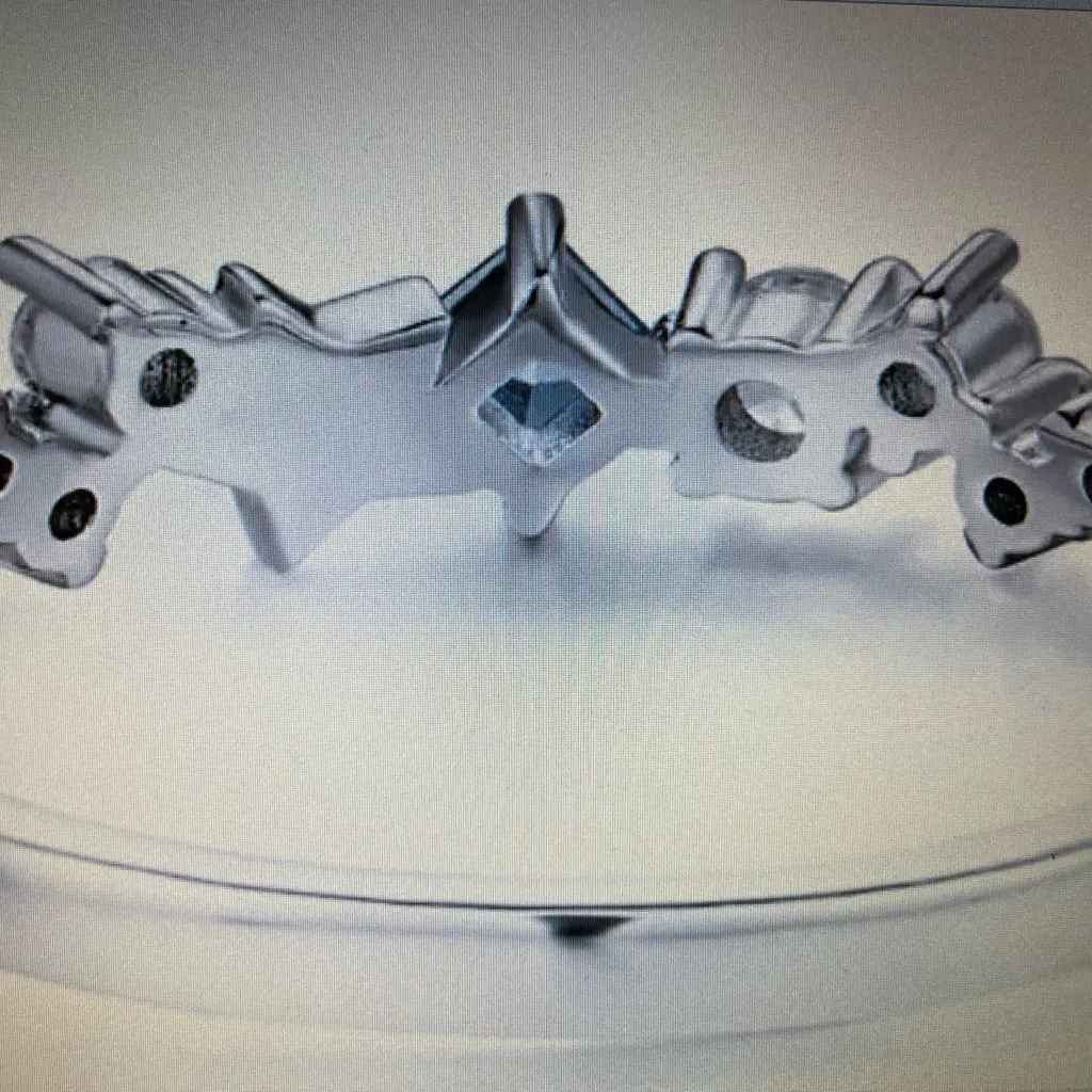 Antian Accessories™ 925 Sterling Silver Star & Blue CZ Ring - Image 6