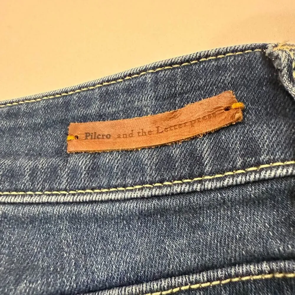 Pilcro and the Letterpress Anthropologie Stet Slit Ankle Denim Jeans Womens 27 - Image 8