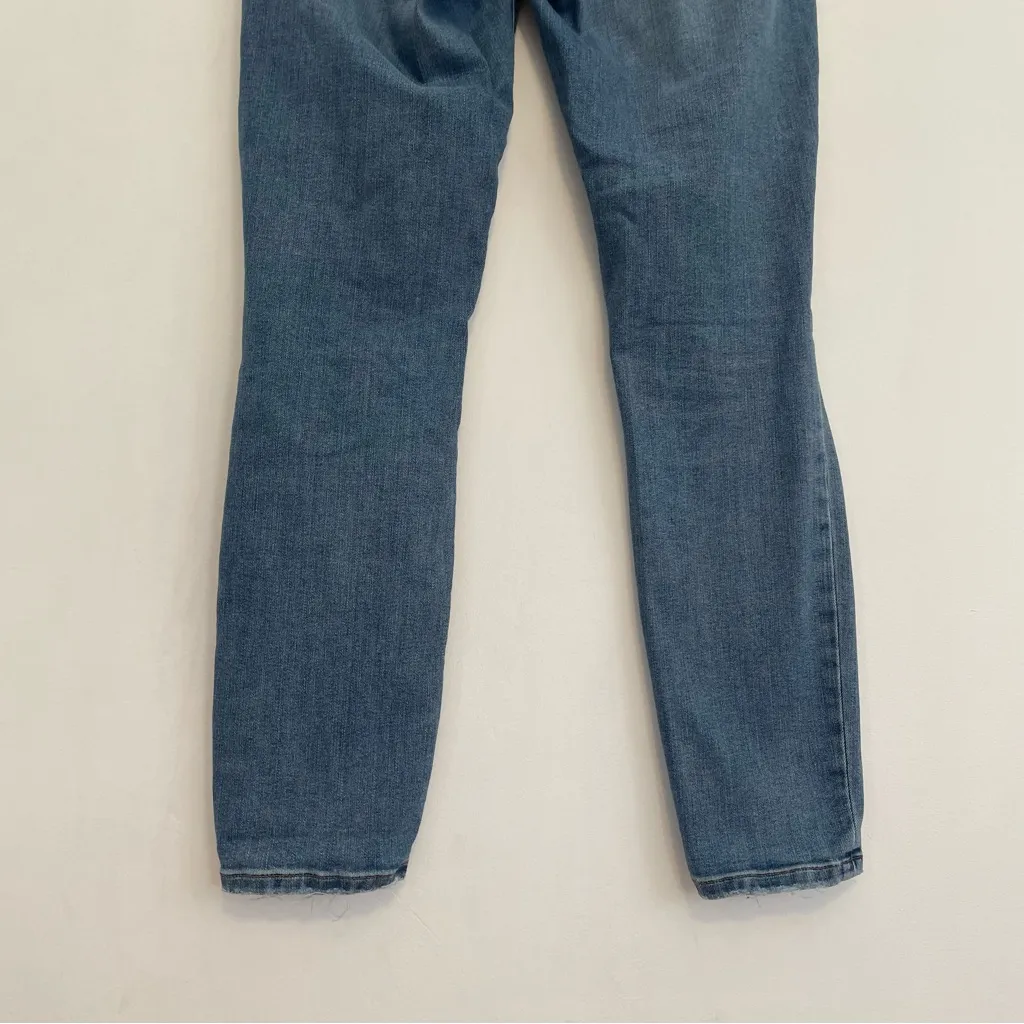 ANN TAYLOR LOFT Outlet Modern Skinny Jeans Medium Wash Ripped Rips Distressed 6 - Image 17