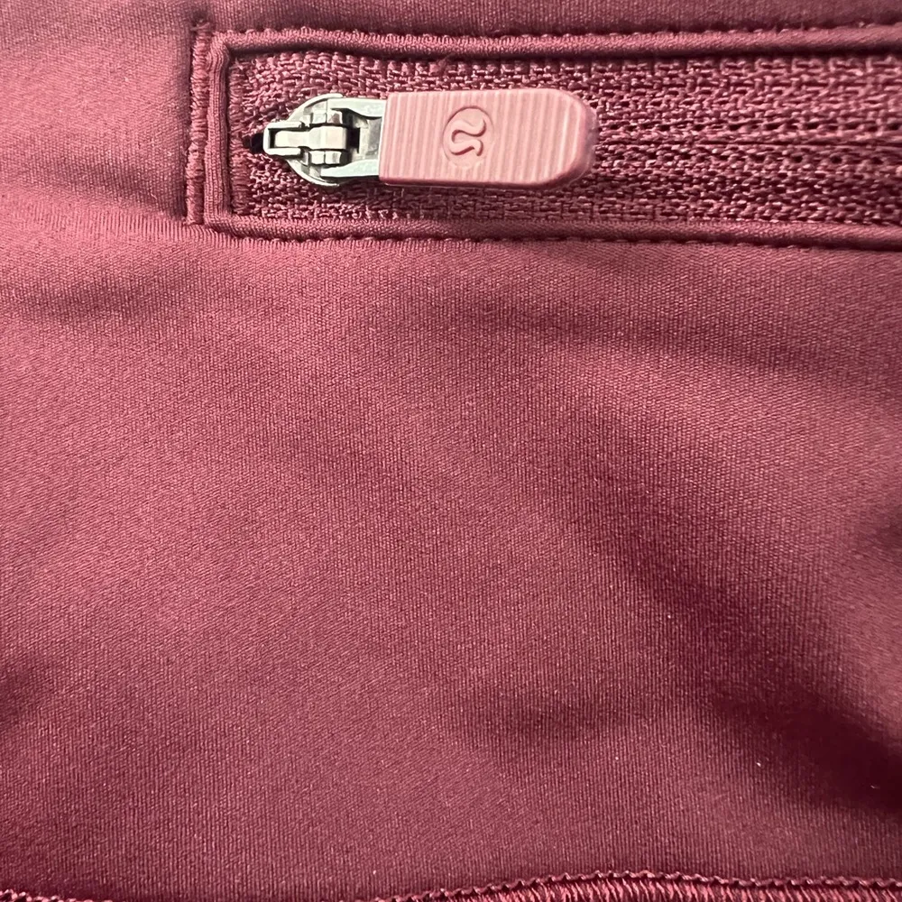 Lululemon Speed Wunder Mid-Rise Tight 28" *Speckle Shine Garnet/Garnet (Size 8) - Image 9