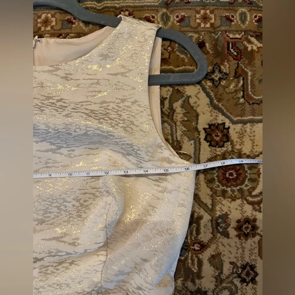 Anne Klein Dress. Cream & Gold Combo. NWT - Image 9