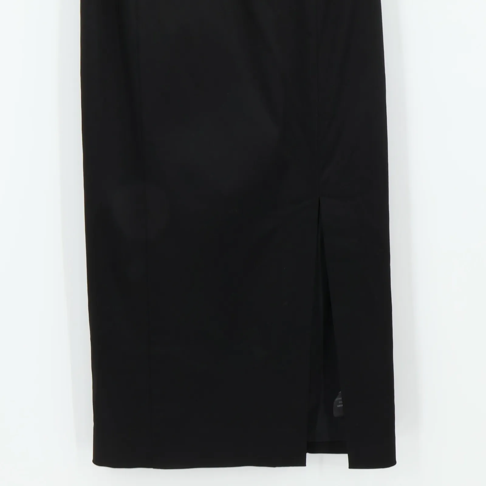 Guess by Marciano Satin Pencil Midi Skirt Minimalist Office Siren Black Size 8 - Image 3