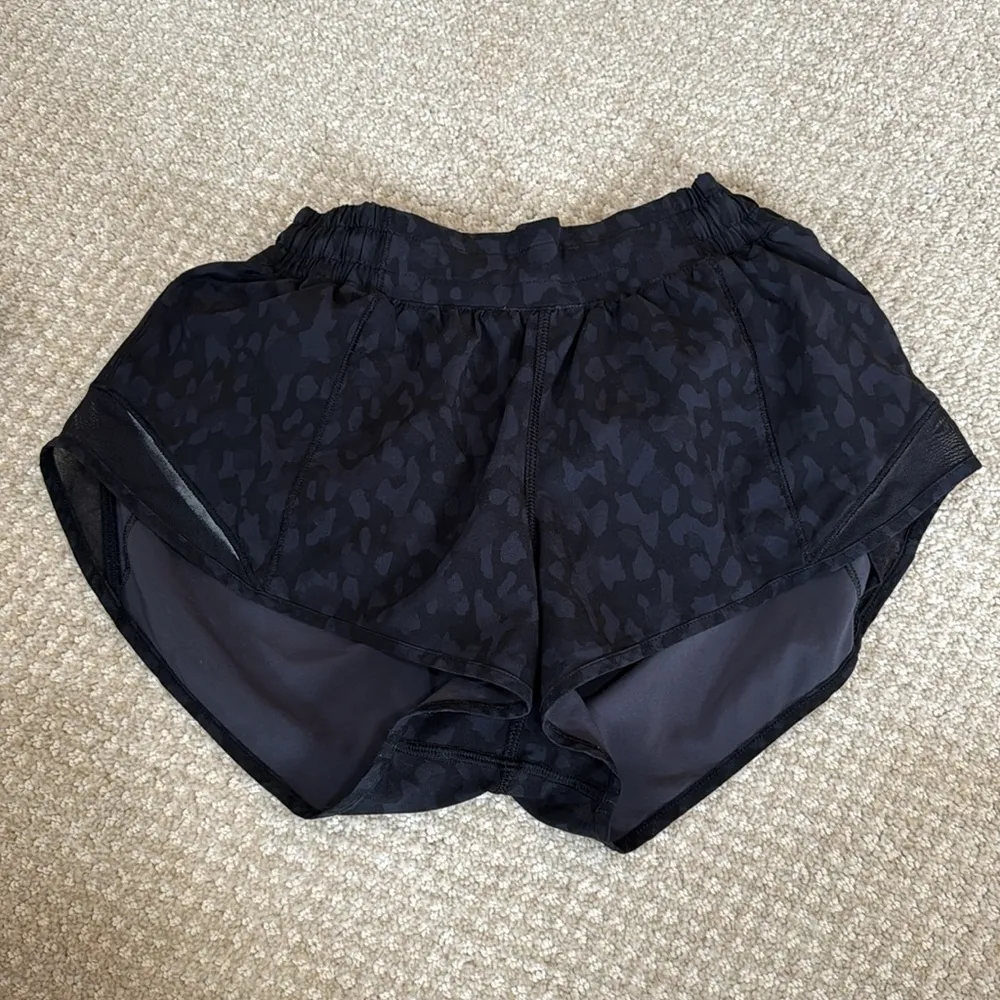 Black Spotted Hotty Hot Low-Rise Lined Shorts 2.5” - Image 2