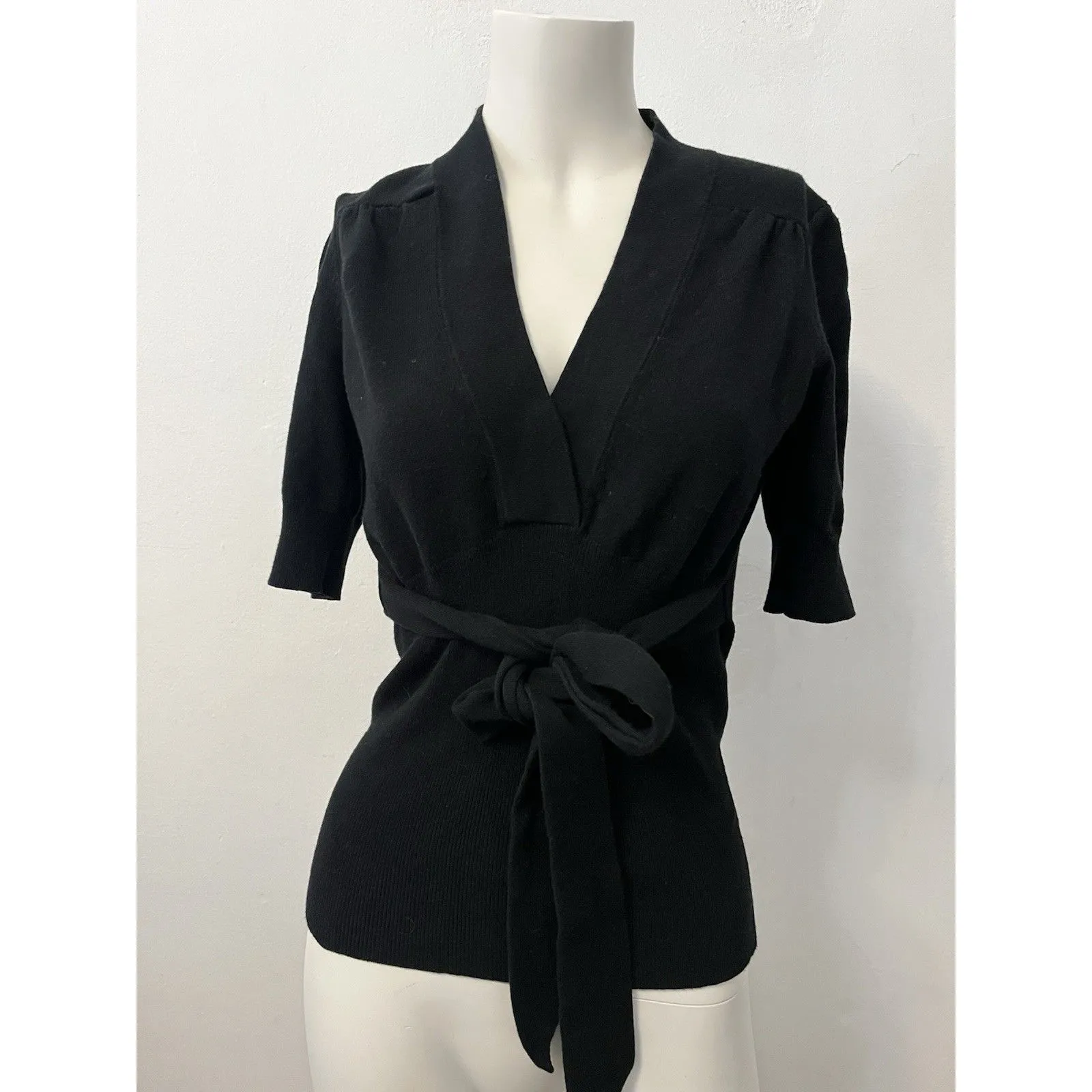 Vtg Banana Republic sweater S cotton business casual sophisticated work modest - Image 3