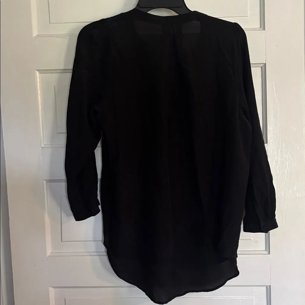 Madewell Black Women's Silk Tunic - Image 5