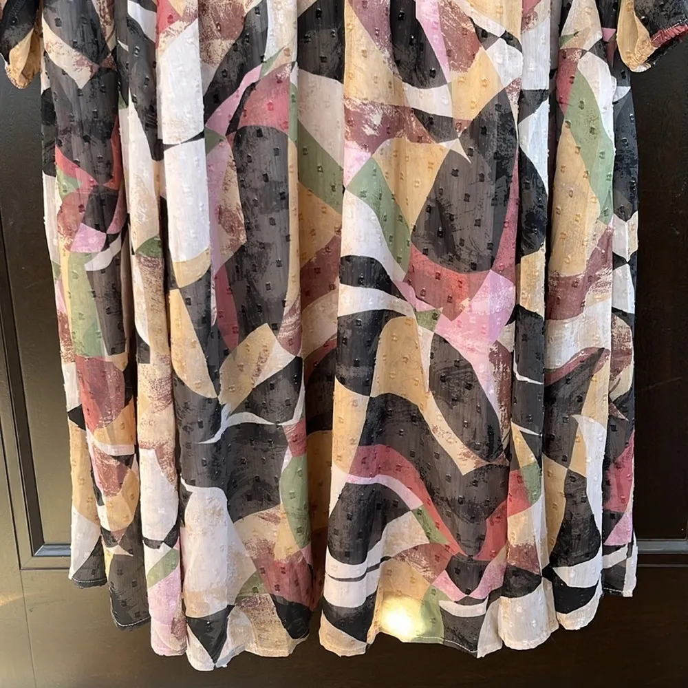 EUC Torrid Clip Dot Front Keyhole Dress Size 2X - Image 7