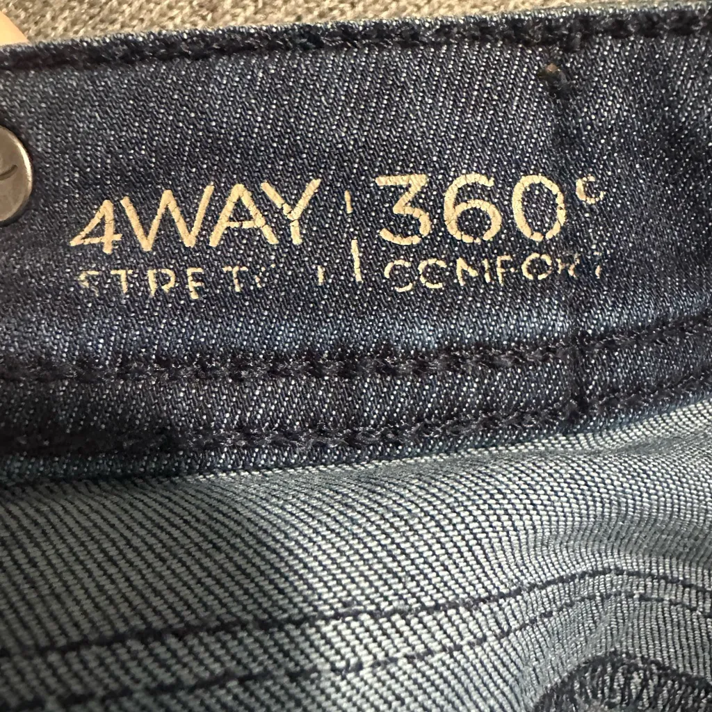 DL1961 Dark Blue Boot Cut Jeans - Image 5