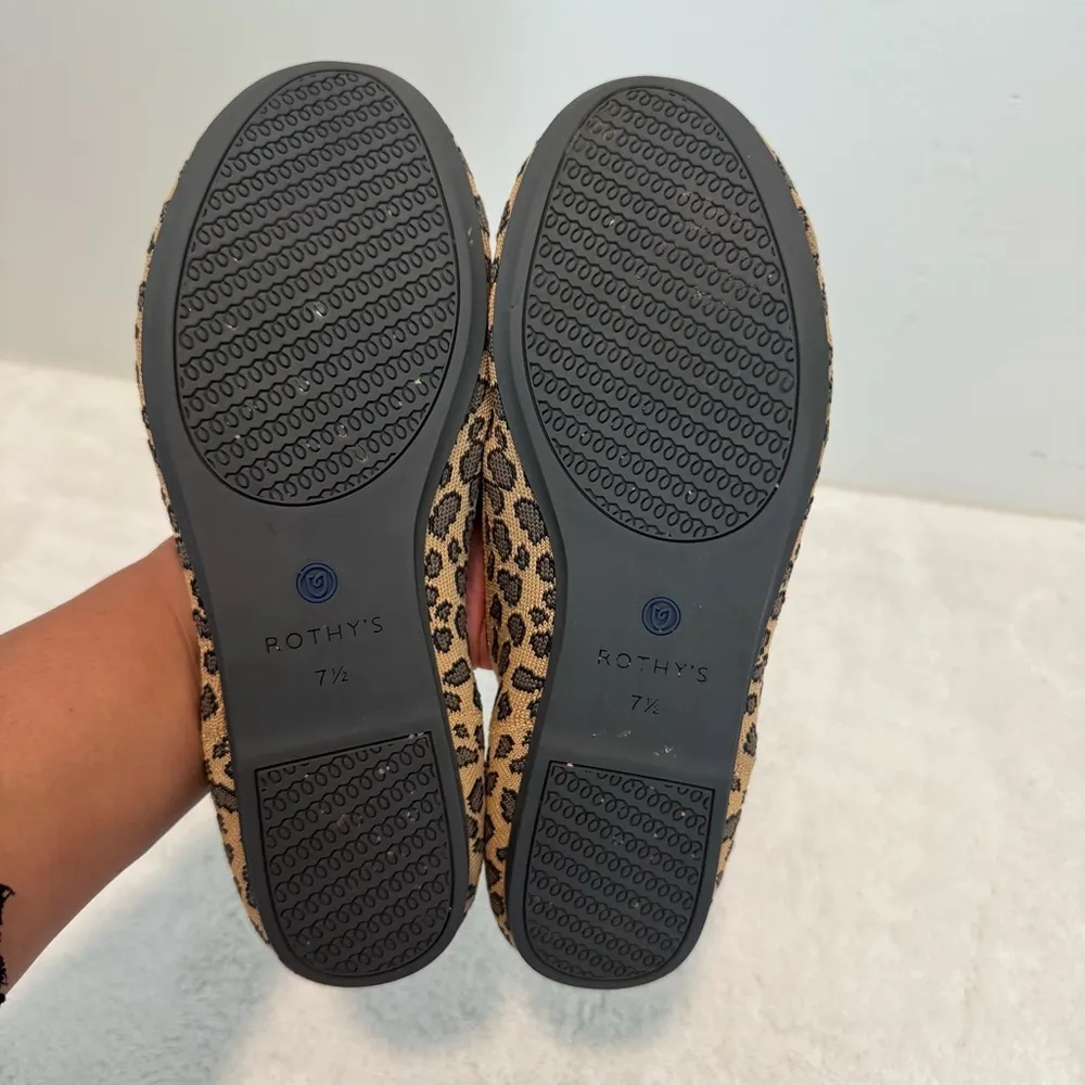 Rothy’s The Flat Round Toe Shoes in Retired Cheetah Print size 7/5 - Image 6