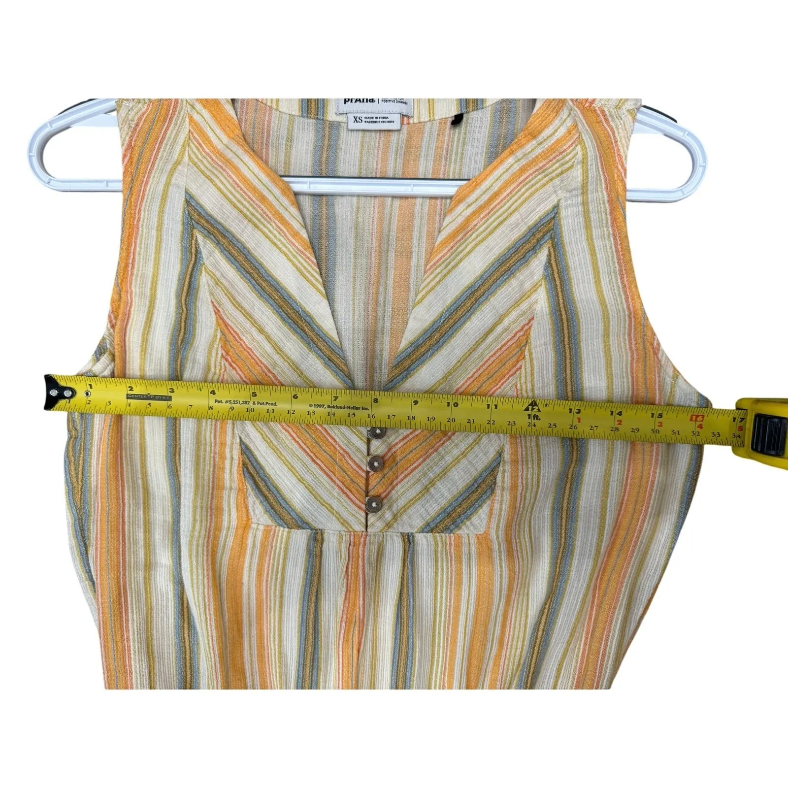 prAna Organic Cotton Midi Dress‎ XS Cottagecore Boho - Image 5