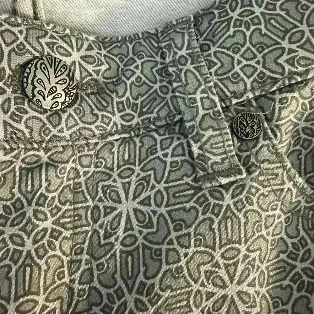 Prana Kara Jean Fitted Cuffed Ankle Pants Silver Spain size 4 - Image 8