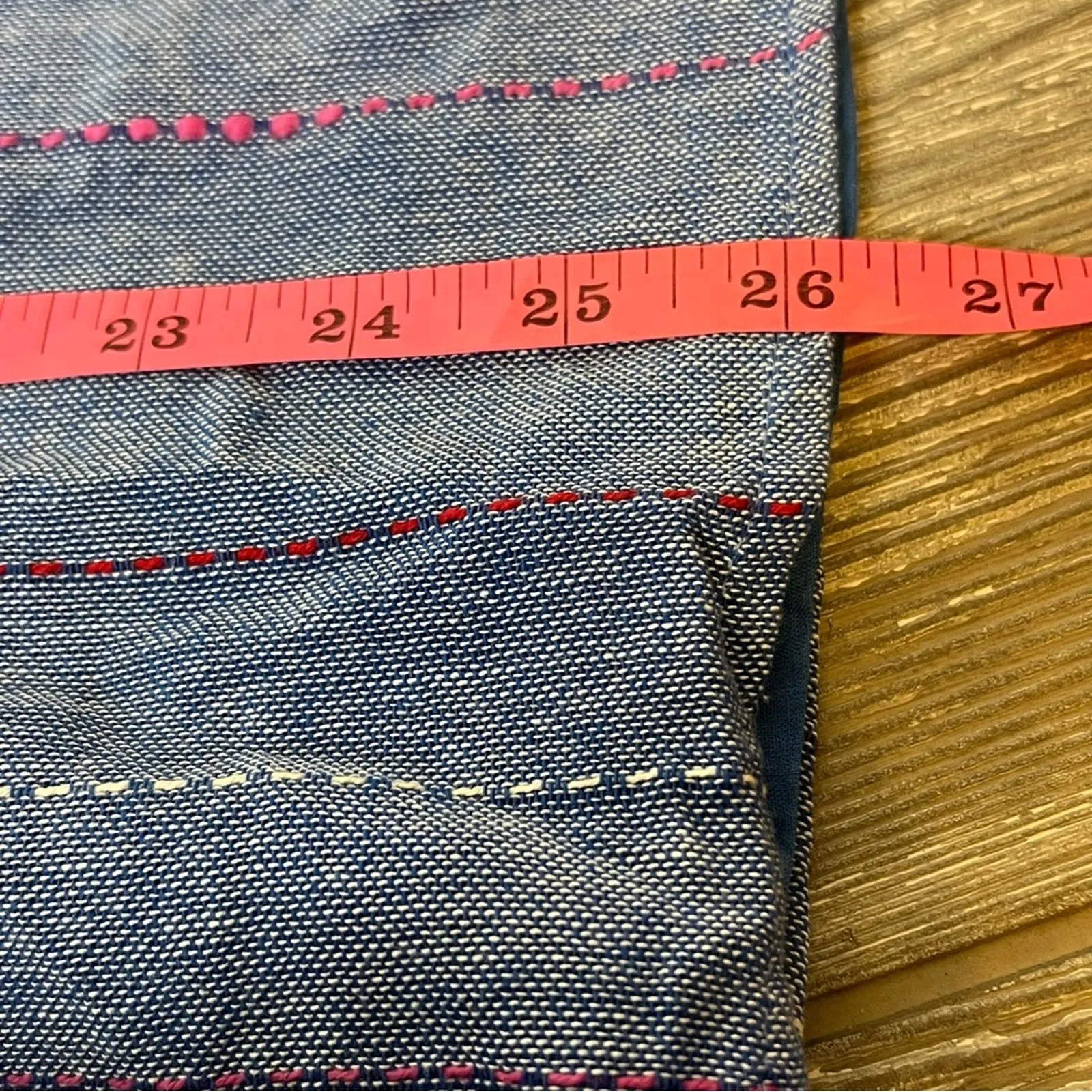 Red Carter Taylor smocked tiered ruffle sleeve off the shoulder dress sz M - Image 3