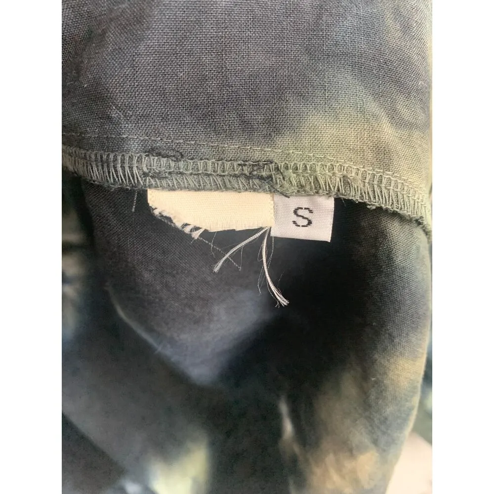 CLOTH AND STONE ANTHROPOLOGIE TIE DYE BUTTON UP SHIRT WOMENS S LONG SLEEVE - Image 4