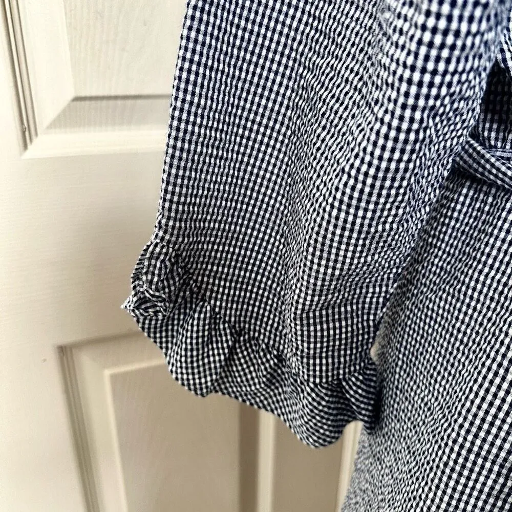 Eileen west blue gingham checkered robe Size undefined - Image 3